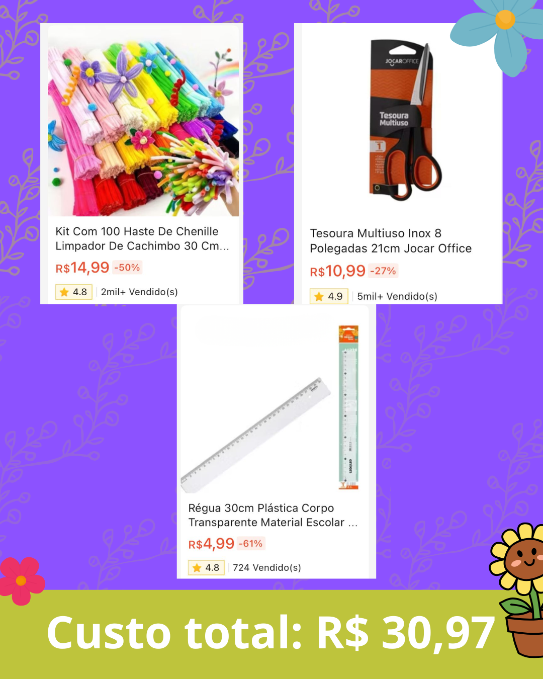 Material utilizado no curso